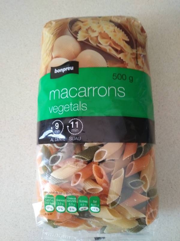 Macarrons vegetals