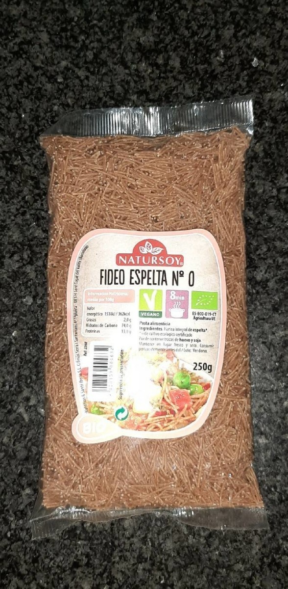 Fideo espelta n°0