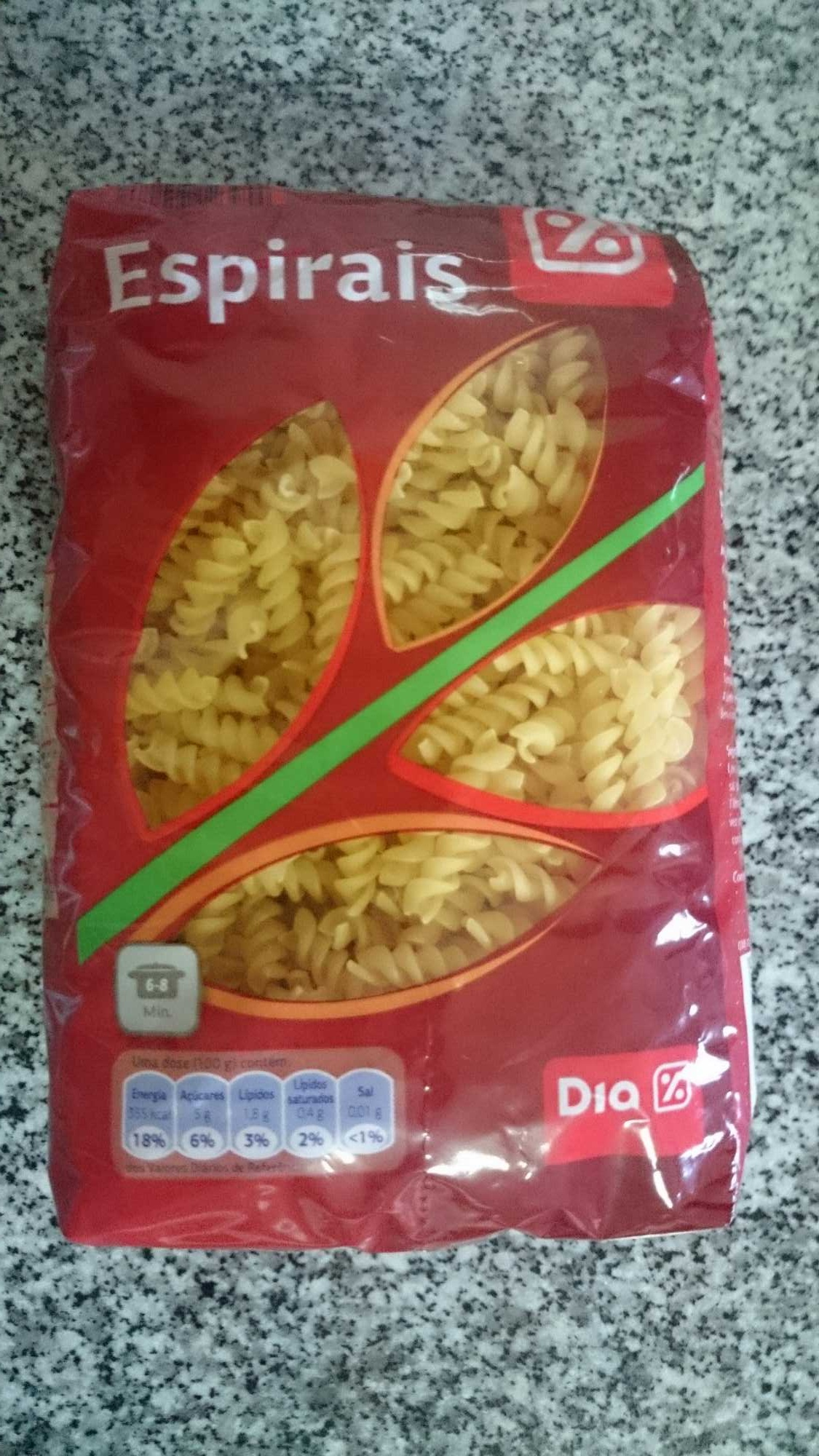 Espirales fusilli