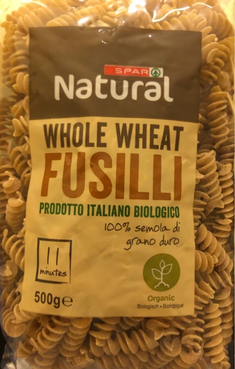 WHOLE WHEAT FUSILLI