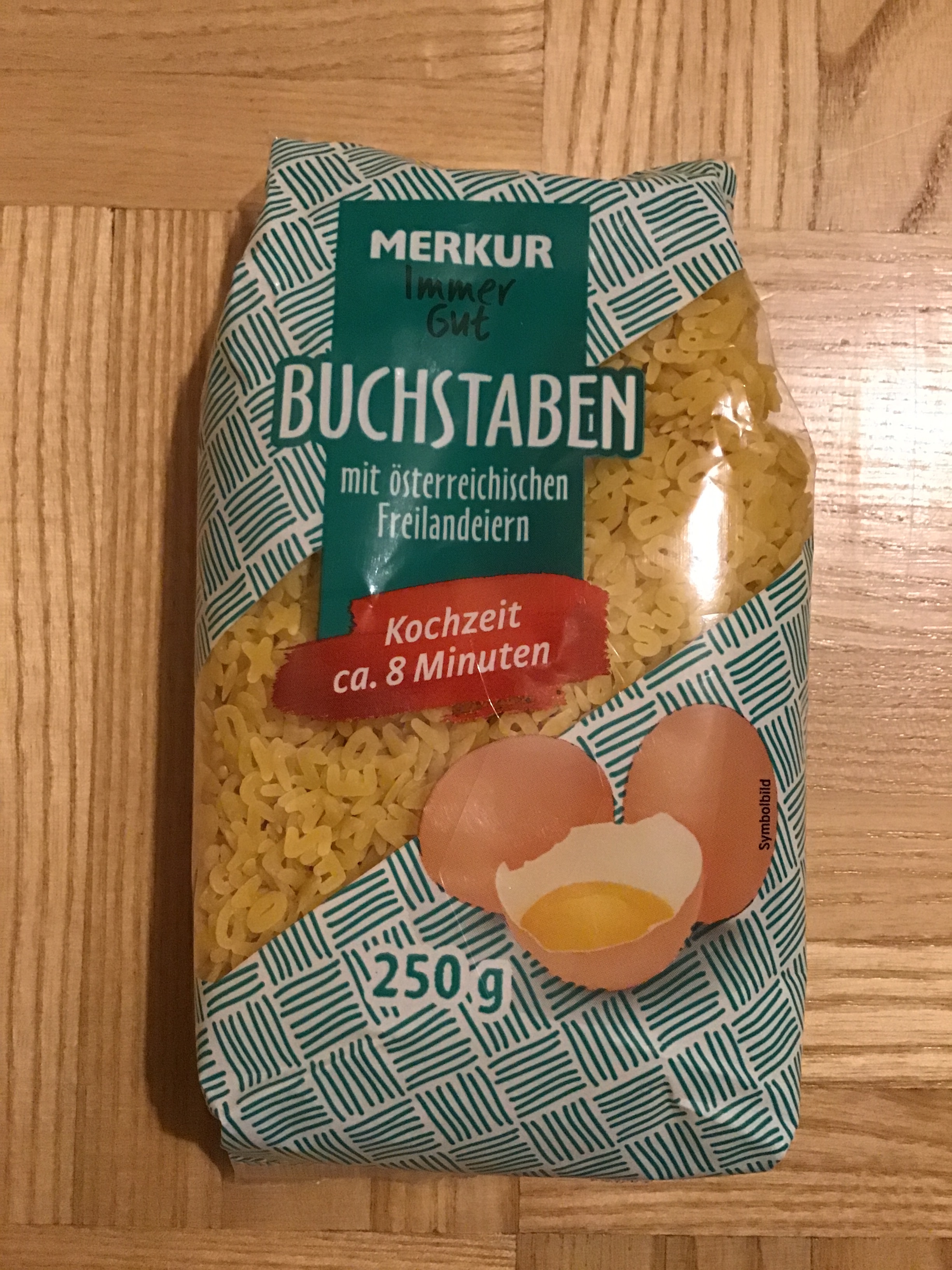 Buchstaben 250g, Merkur IG